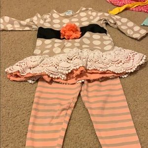 Peaches and cream outfit